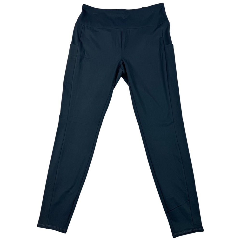 RBX Active Air Loft Leggings XL Dark Green Brushed Warmth Pockets NWT